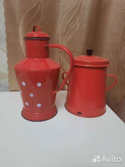 Кувшин эмалированный СССР