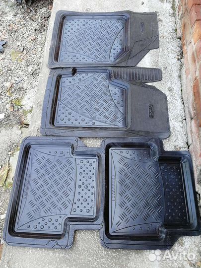 Коврики резиновые на Хундай Солярис