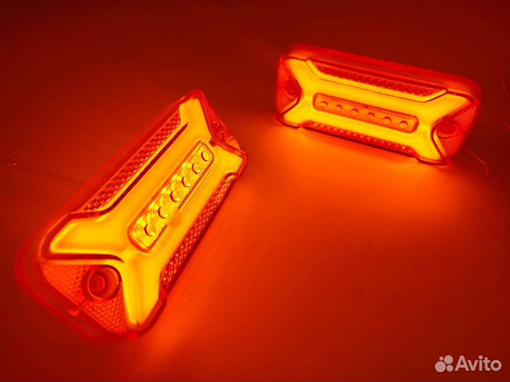 Фонари габаритные с поворотником 24в