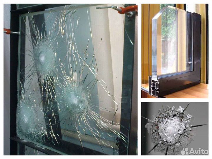 Ремонт окон, стеклопакет обычный RAL39217