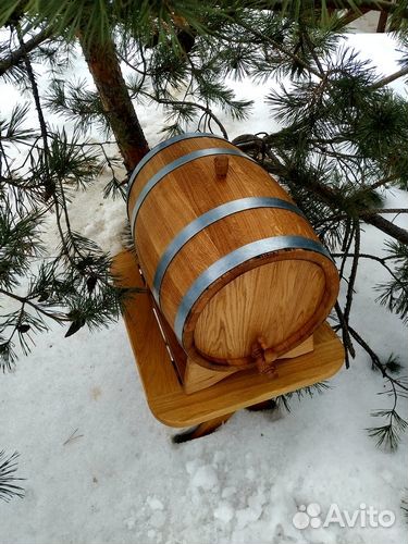 Бочка дубовая 5 литров