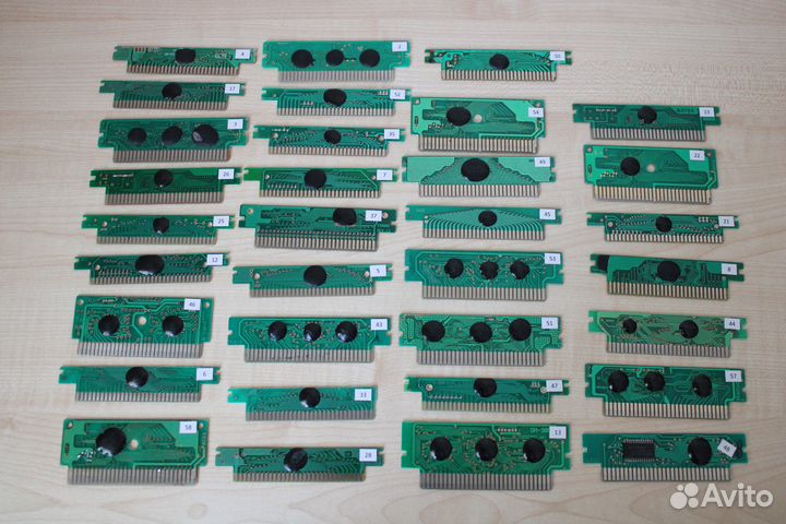 Игры Famicom (Dendy) на платах
