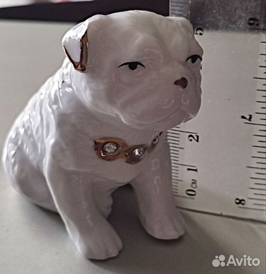 Щенок. фарфор