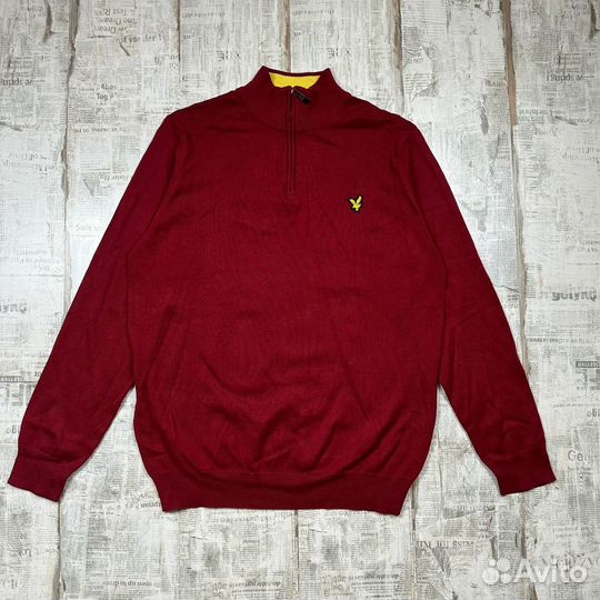 Мужской джемпер Lyle & Scott, свитер Лайл и Скотт