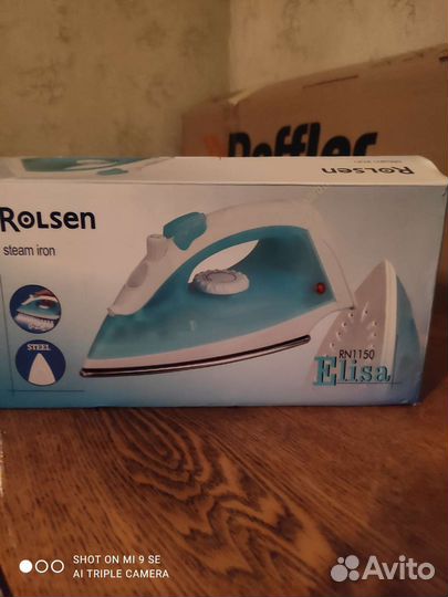 Утюг новый Rolsen
