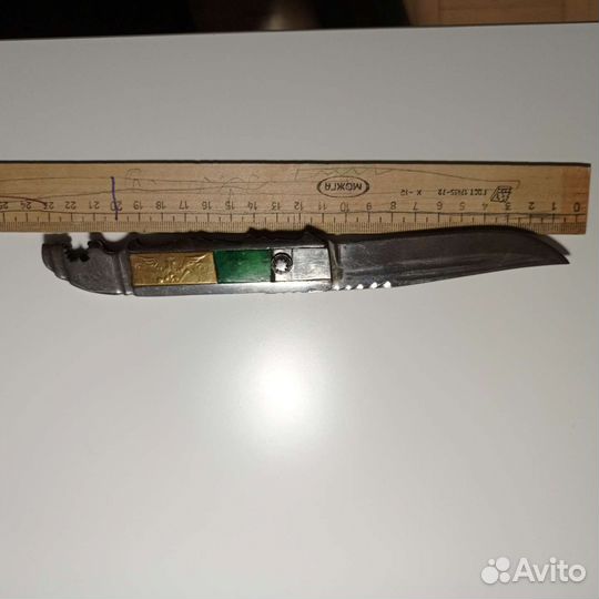 Нож складной ручной работы