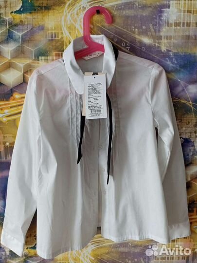 Рубашка новая 128 р Глория Джинс