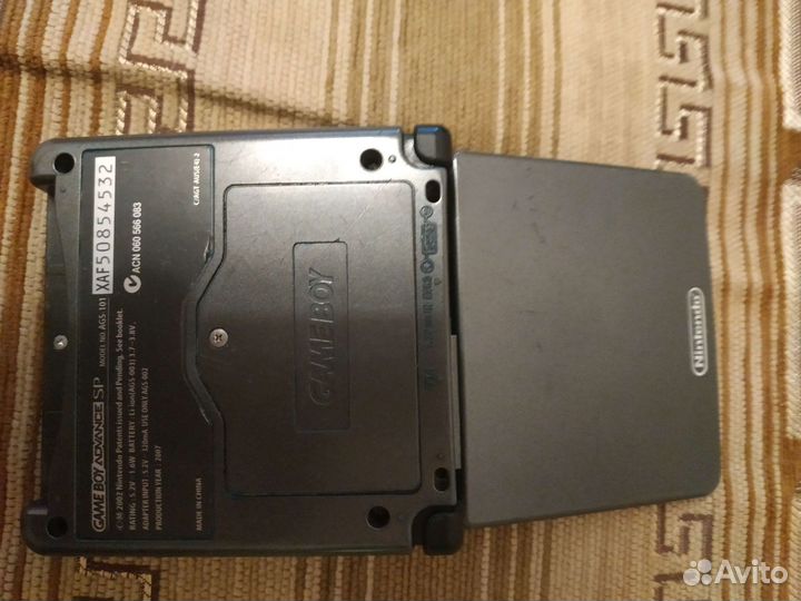 Gameboy advance sp(оригинальный) + катриджи