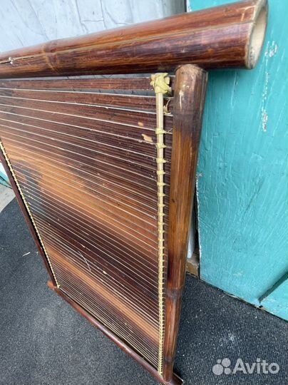 Картина панно из бамбука