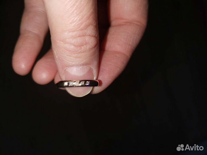 Кольцо золотое с бриллиантами