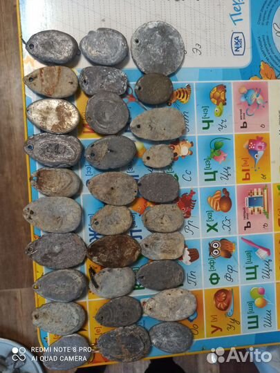 Грузила рыболовные,ложки