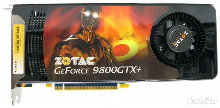 Видеокарта Zotac 9800 gtx+ 1Gb