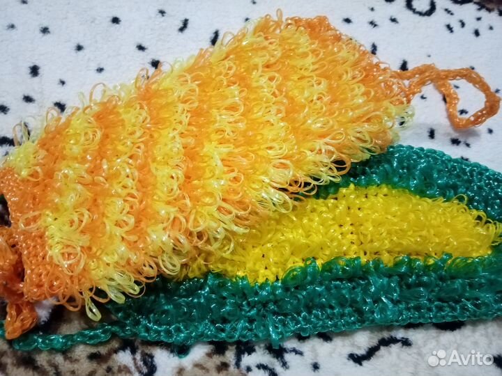 Мочалка ручной работы