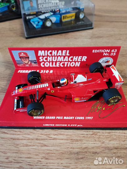 Михаэль Шумахер Формула 1 Minichamps