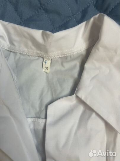 Белый медицинский халат 50