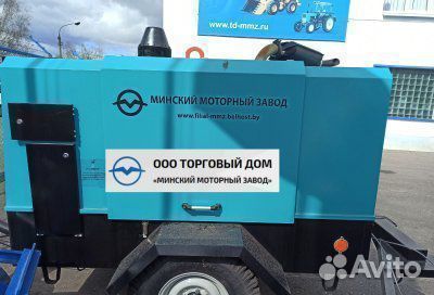 Компрессор винтовой дизельный ммз-пв6/0,7 на шасси