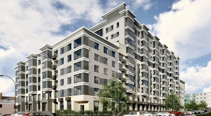 2-к. квартира, 47,4 м², 3/6 эт.