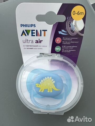 Пустышка avent 0 6
