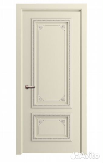 Межкомнатная дверь белая венецианская / Виолетта-Д