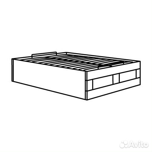 Кровать IKEA бримнэс с подъем.мех-м новая 160x200