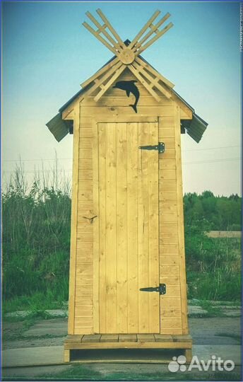 Уличный туалет домик с установкой DQA