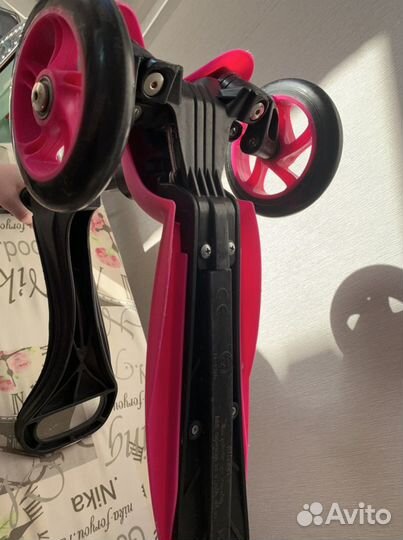 Самокат детский трехколесный (с сидушкой) бу