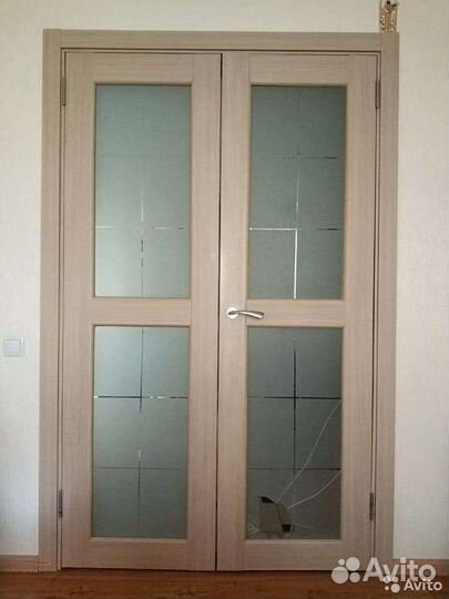 Замена стекла в межкомнатной двери окне мебели