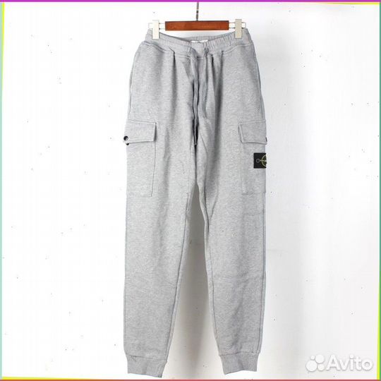 Широкие штаны карго Stone Island (В наличи все цвета)