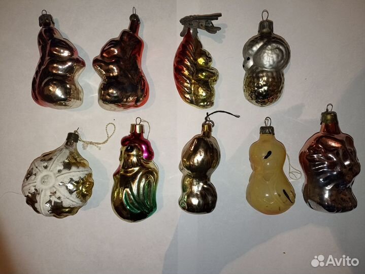 Елочные игрушки СССР