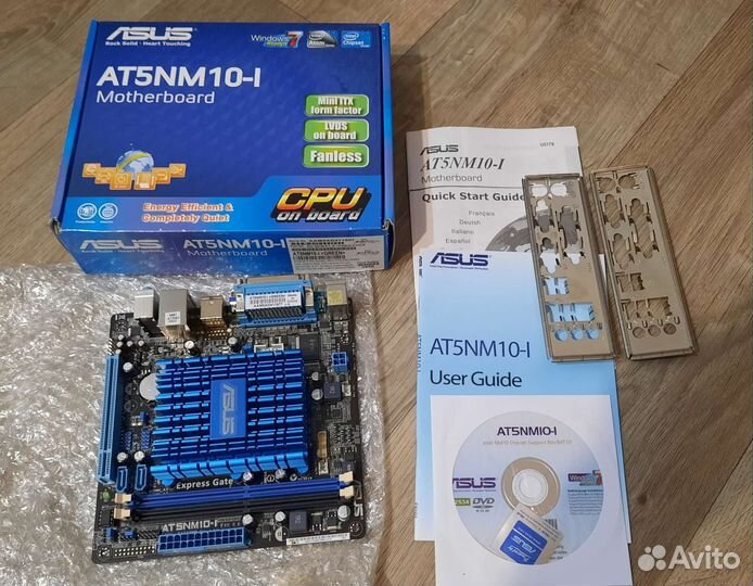 Материнская плата asus AT5NM10-I