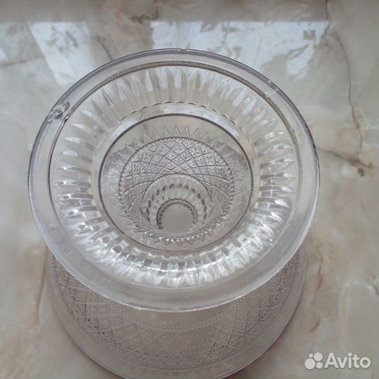 Ваза для фруктов конфетница Стекло редкая