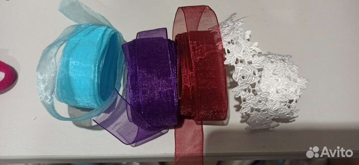 Лента репс,атлас,декор,фатин,кружево,стразы