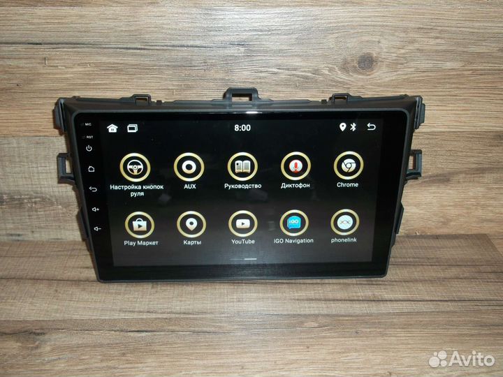 Магнитола Android Toyota Corolla 150