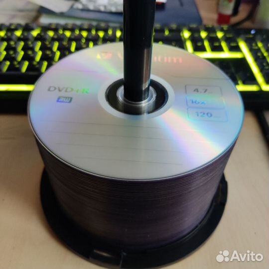 Диски (Болванки) Verbatim DvD+R 4.7 Gb