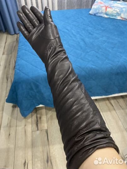 Перчатки женские кожаные 6.5