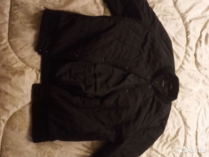 Бомбер теплый