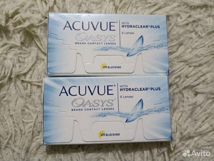 Линзы контактные acuvue oasys двухнедельные -6,5