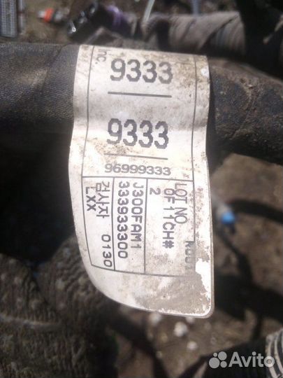 Проводка двигателя Chevrolet Cruze седан F16D3