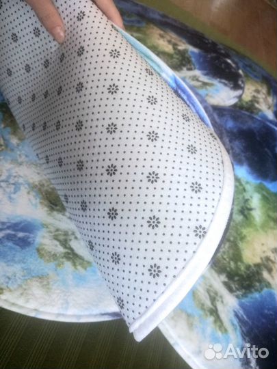 Новый Мягкий Коврик Планета Земля 60 см