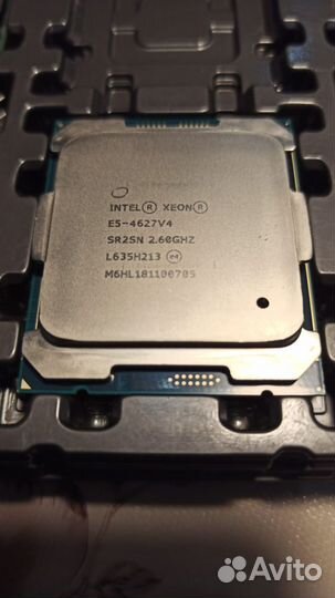 CPU Xeon e5 4627 V4 10 ядер, 2.6 ггц, 20 потоков