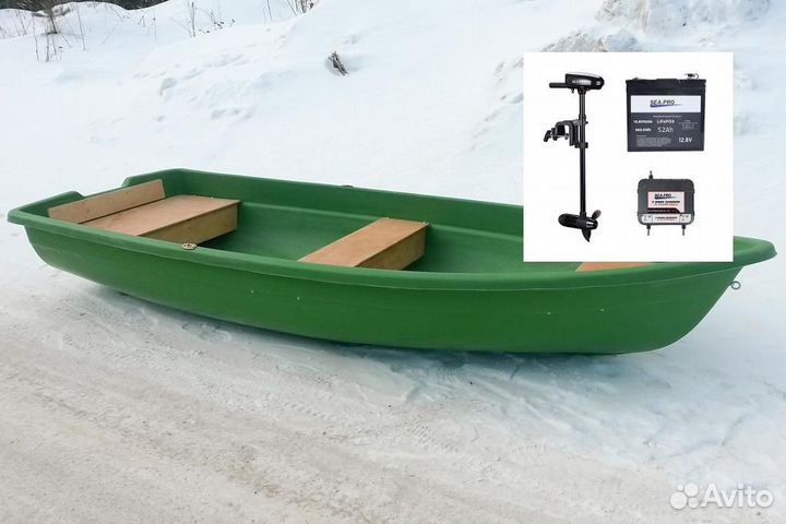 Моторно-вёсельная лодка Тортилла-4 Эко Sea-Pro T24