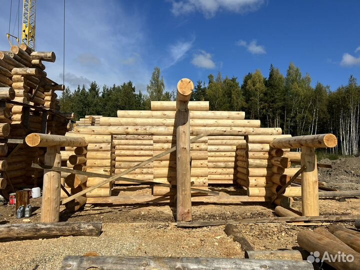 Готовый сруб бани из кедра