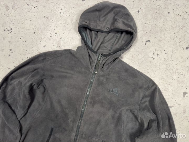 Флисовые зип худи Adidas мужское