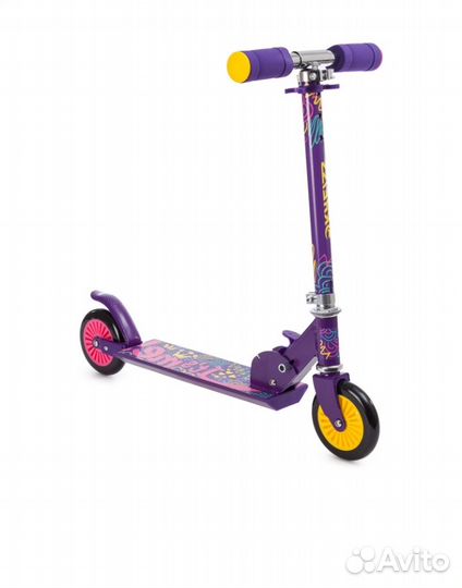 Самокат 2-х колесный Kreiss 120 мм (алюминий) розо