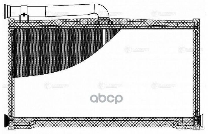 Радиатор отопителя салона audi A6(C6) 04- тип D