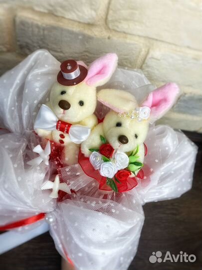 Букет для невесты, букет из игрушек