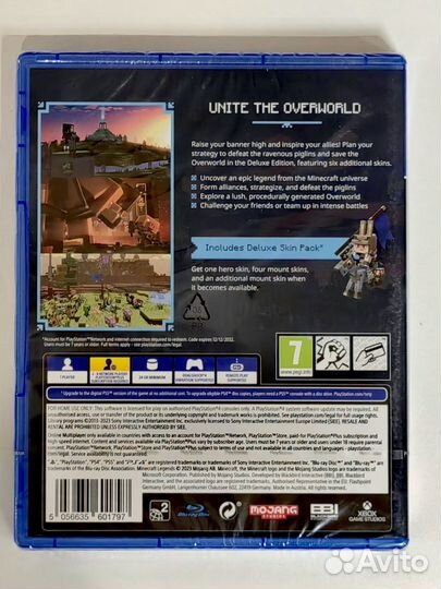 Minecraft Legends PS4 русский язык