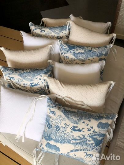 Бортики для детской кроватки