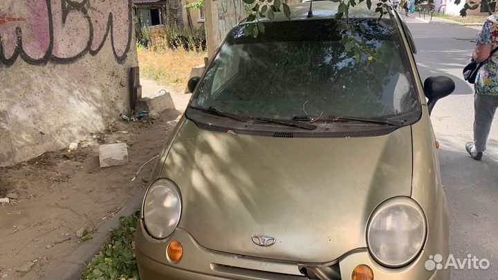 Daewoo Matiz 0.8 МТ, 2004, битый, 125 000 км