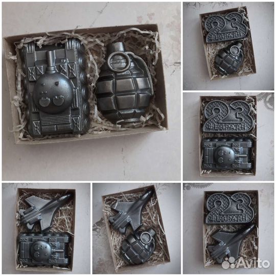 Мыло ручной работы на 23 февраля